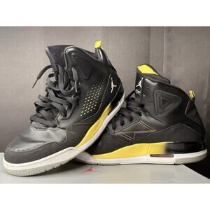 Size 10.5 Air Jordan sc-3 Flight Black Yellow Basketball Mens Shoes NO BOX